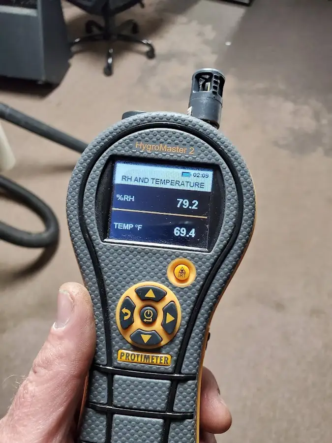 Moisture meter humidity assessment for Mold Remediation & Removal in Quincy